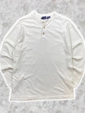Essential 2000's White Henley